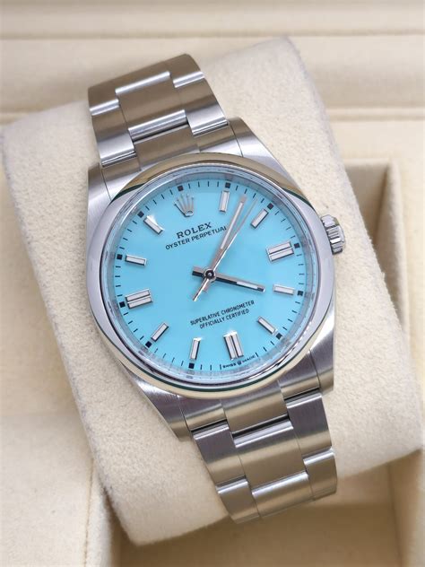 rolex oyster perpetual 36mm turquoise tiffany style dial|rolex oyster perpetual 36 dimensions.